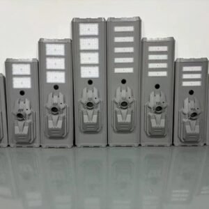 Die-cast aluminum integrated streetlight